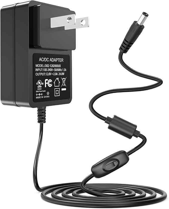 12V 2A AC Power Adapter for Levoit Core Mini Air Purifier | Compatible by ZIFI