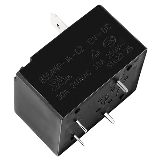 855AWP-1A-C2 12VDC 30A Water Heater Air Conditioner Power Relay 4 Pin by SALLSFRIK