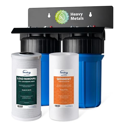 iSpring WGB21B-CPB 2-Stage Whole House Water Filtration System Reduces Cadmium by iSpring