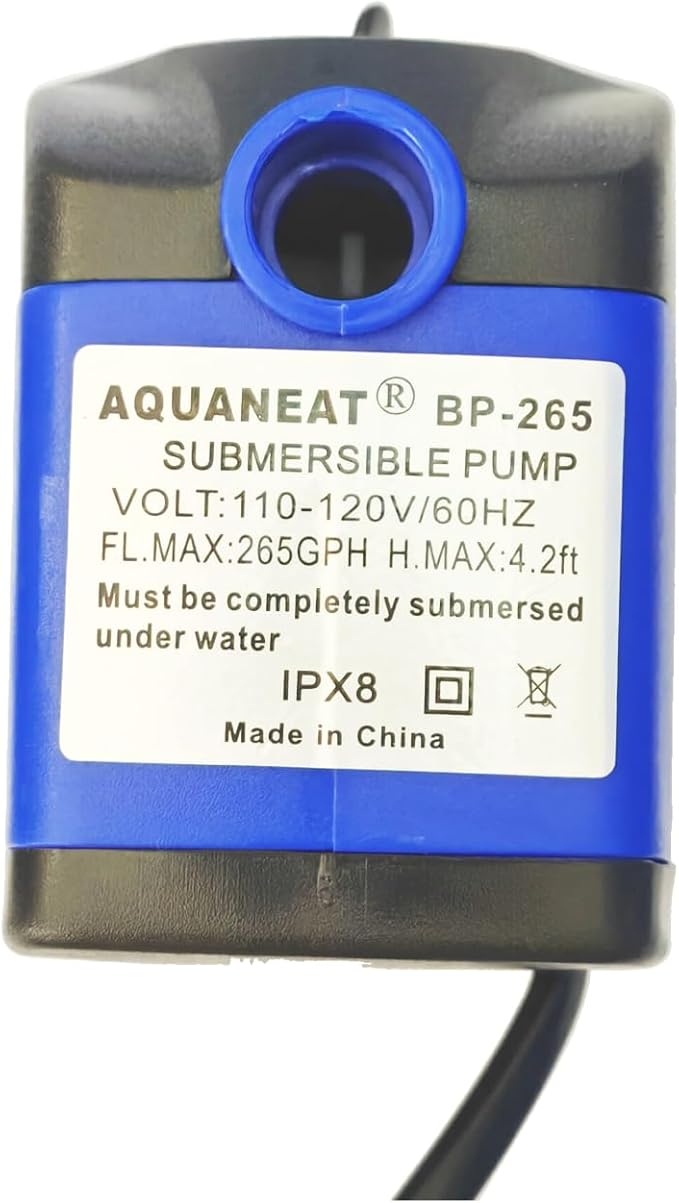 AQUANEAT Small Fountain Pump, 265 GPH Submersible Water Pump - Image 4