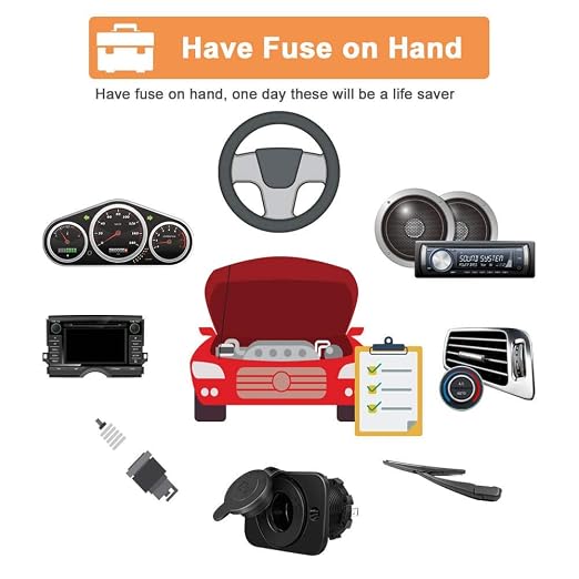 Chanzon Standard & Mini Car Blade Fuse Assotrment Kit ATC ATM 90 PCS 18 Values - Image 4