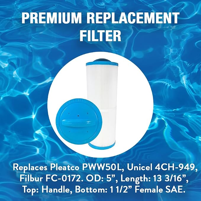 Doheny's PWW50L1 Pool Spa Filter | Filter - Image 2