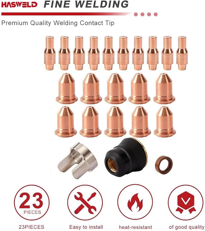 Plasma Torch Electrode 56576 Nozzle 56811 56255 45A fits Harbor Freight - Image 2