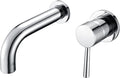 SUMERAIN Wall Mounted Bathtub Faucet, Single Handle Tub Faucet Set Including Rough-in Valve, Chrome