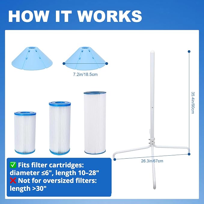 Skimzy Pool Filter Cleaner Rack - Image 5