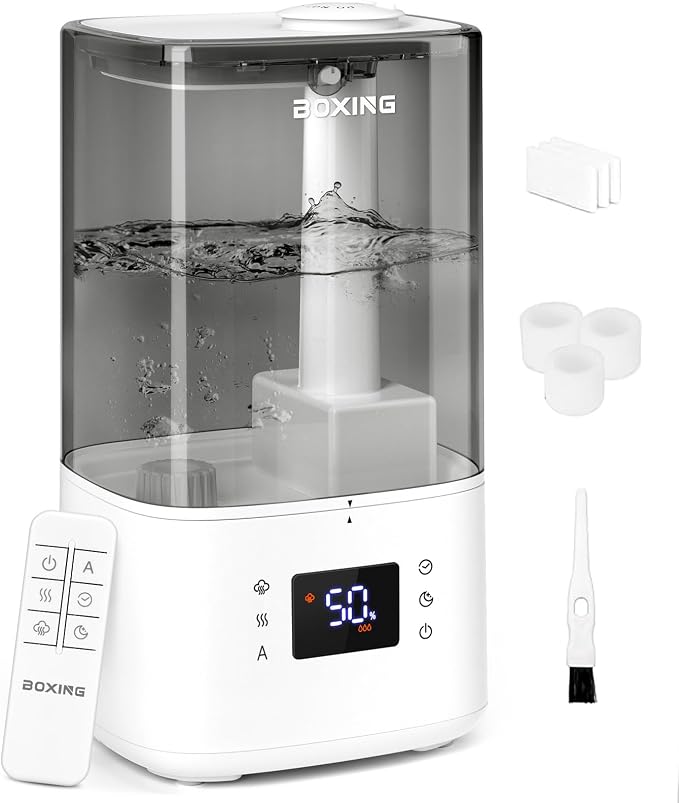 BOXING 6L Warm and Cool Mist Humidifiers by BOXING