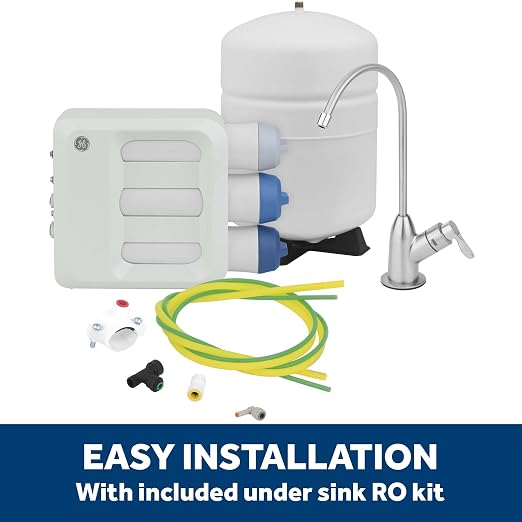GE 3 Stage Reverse Osmosis Under Sink Water Filtration System - Image 6