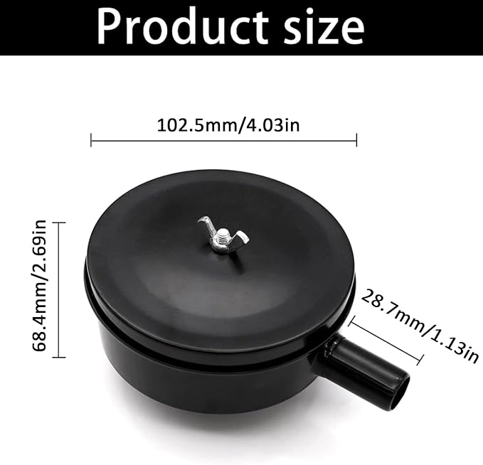 1/2" PT 20mm Thread Air Compressor Silencer Intake Filter Sound Muffler - Image 2