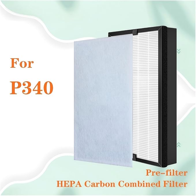 Replacement HEPA Carbon Combined Filter 397 * 217 * 38mm，Compatible - Image 2