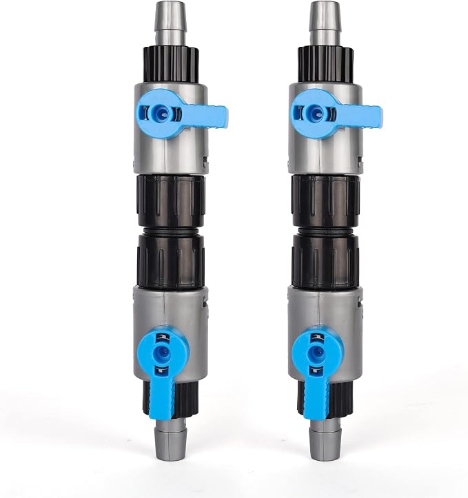 LANDEN Double Tab Connector for Aquarium, Canister Filter Hose Connector by Landen