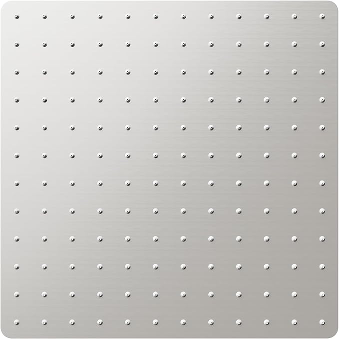 VBFF-Shower Head,rain shower head, 12 inch- Square Shower Head, 1.8 GPM Flow Rate, rainfall showerhead,VBFF09 (Brushed Nickel)
