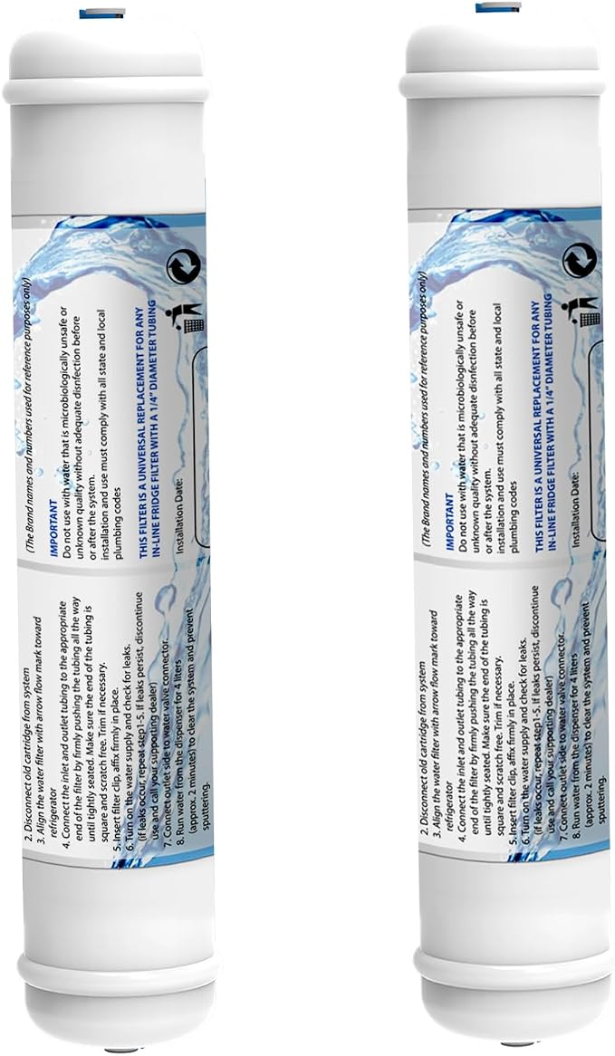 Inline Activated Carbon Water Filter, T33 1/4" Quick-Connect Replacement - Image 8