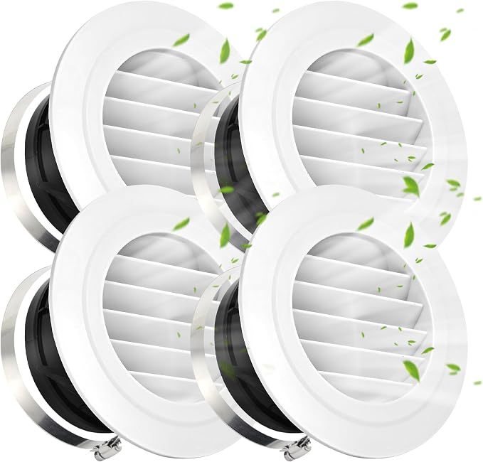 Soffit Vents 6 Inch, Round Exhaust Air Vent Cover by Unknown