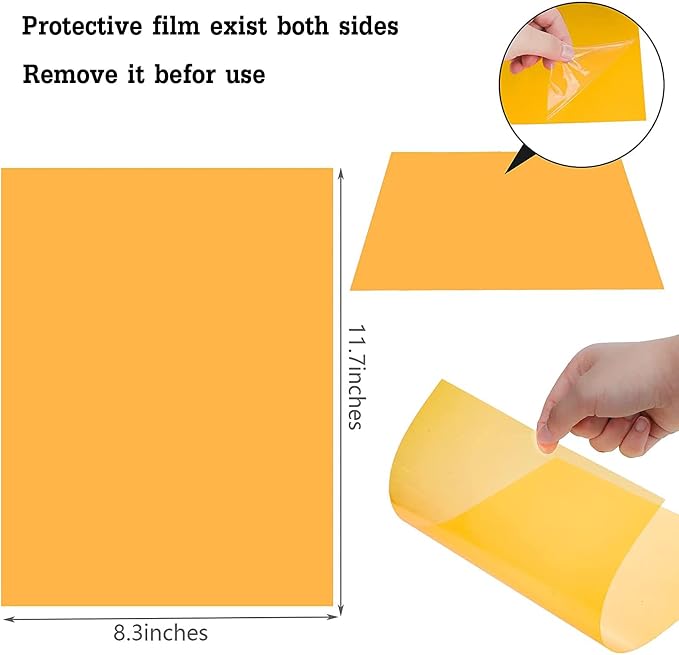 20 Pack Gel Light Filter Color Correction Colored Overlays Transparent Color - Image 2