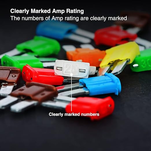 Nilight 105PCS Micro2 Fuse ATR APT Car Blade Fuses Assortment Kit Micro 2 - Image 5
