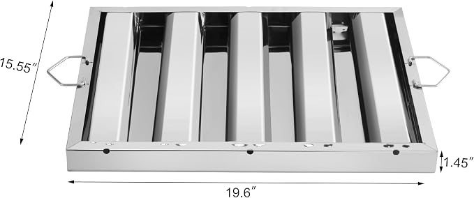 New Star Foodservice 54361 Stainless Steel Hood Filter - Image 2