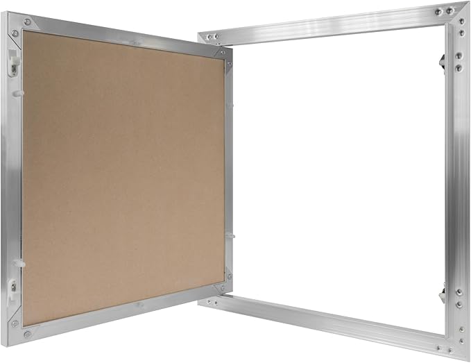 16" x 16" Inch Aluminum Drywall Access Panel - Service Shaft Door - Plumbing, Electricity, Heating, Alarm Wall Inspection hatch for Drywall - Bathroom Service Access Hole Cover