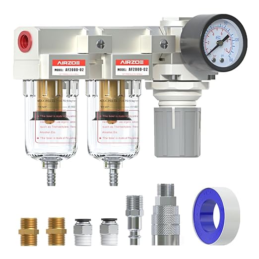 AIRZOE 1/4" NPT Air Dryer for Compressor-Air Compressor Water Separator by AIRZOE