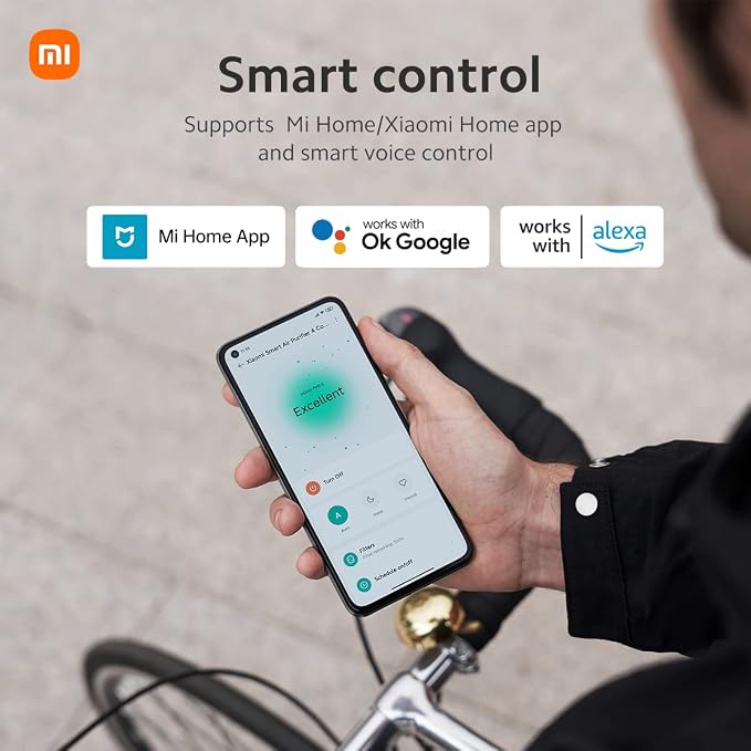Xiaomi Air Purifiers for Home Bedroom, H13 True HEPA Filter, Ultra Quiet - Image 4