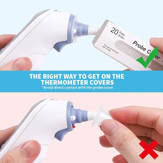 500X Ear Thermometer Probe Covers Lens Filters Refill Caps - Image 5