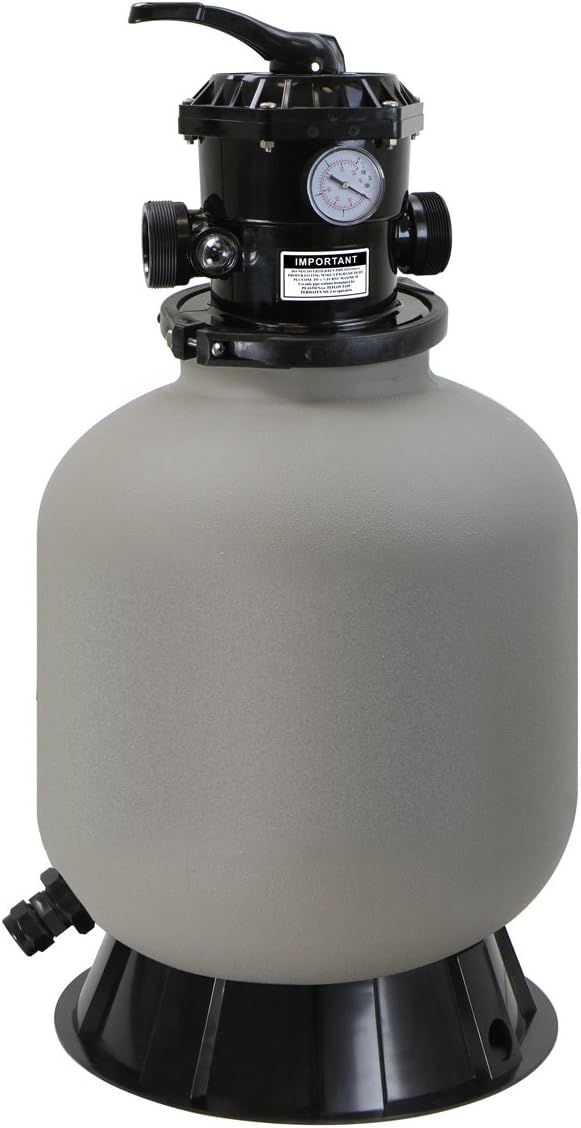 XtremepowerUS 16" Above Inground Swimming Pool Sand Filter System 7-Way Port by XtremepowerUS