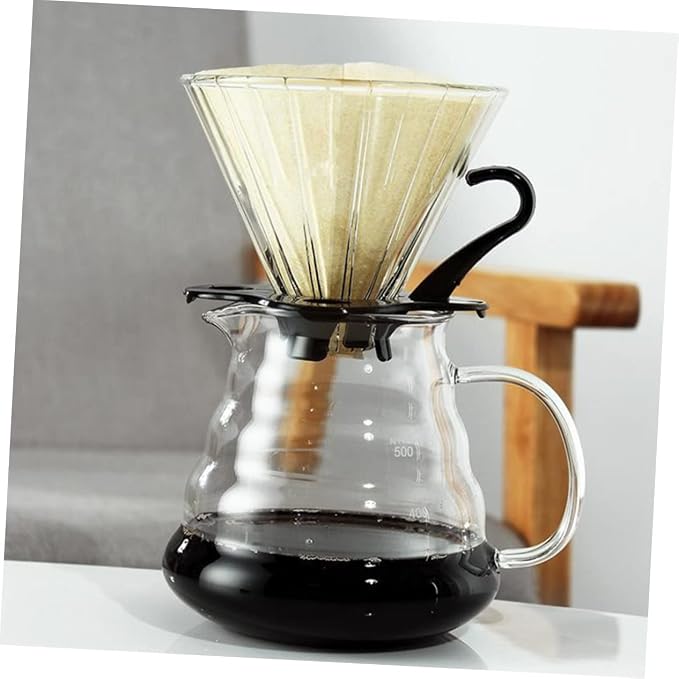 GLEAVI Manual Coffee Pot Funnel Filter Funnel Precision Strainer Safe - Image 4