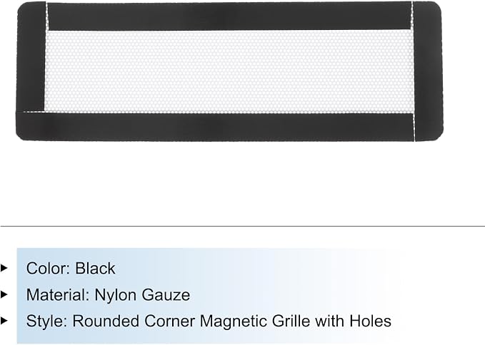 MECCANIXITY PC Dust Filter, 150x50mm Magnetic Frame PVC Computer Case Cooler - Image 3