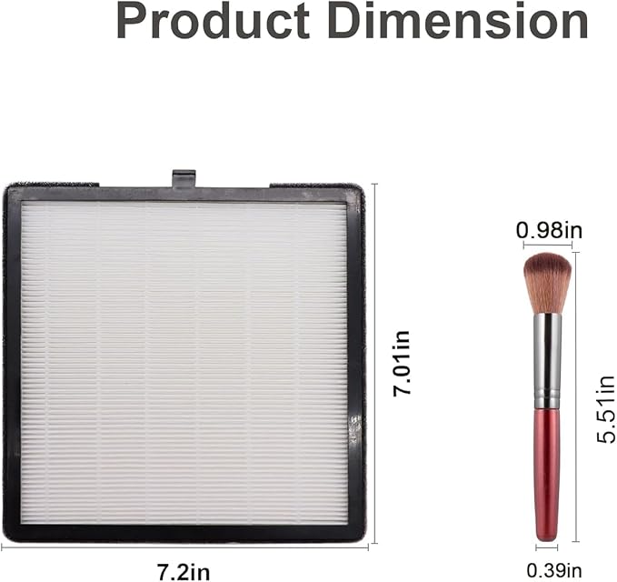 Nail Dust Collector Filters 2 Pack Nail Dust Suction Collector Replacement - Image 2