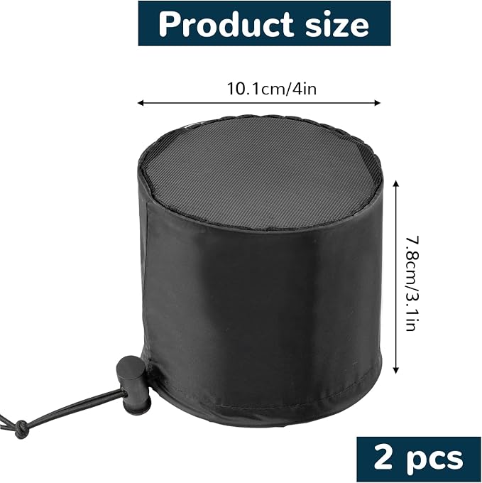 2Pcs 4 Inch Grow Tent Vent Cover Filter, Duct Filter Net - Image 2