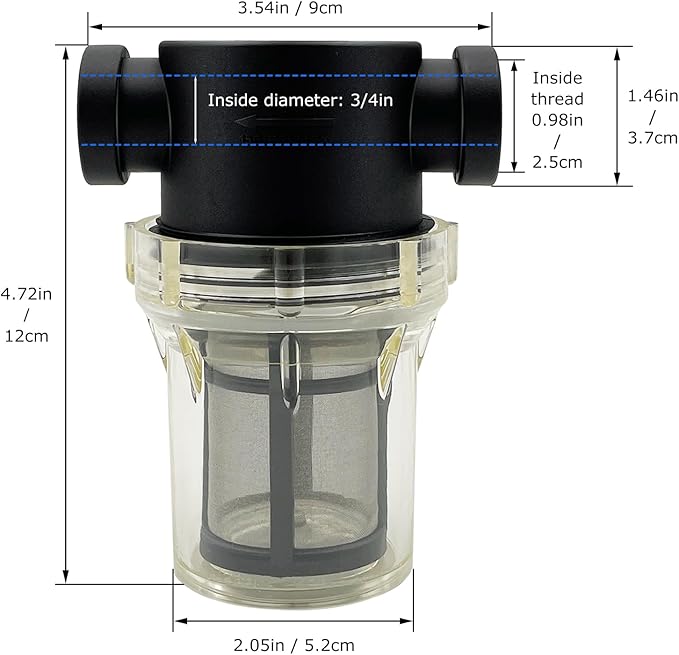 3/4" Female NPT in-Line Strainer - Image 2