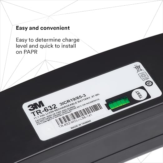 3M PAPR, Versaflo High Capacity Battery TR-632, - Image 4