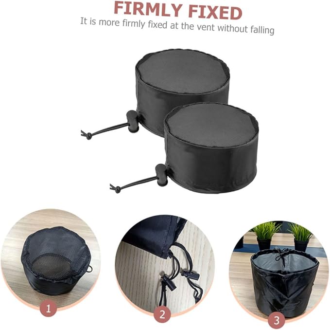 Yardwe 2pcs Grow Tent Vent Covers Durable Oxford Cloth Filter Shields - Image 8