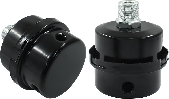 Hordion 2 Pack Air Compressor Silencer, 3/8" Thread Air Compressor Intake - Image 5