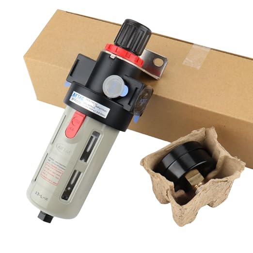 Compressed Air Pressure Filter Regulator Airtac BFR4000 1/2'' NPT 0-140 PSI - Image 6