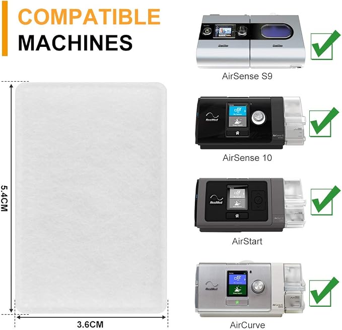 60 Pack CPAP Filters ResMed Airsense 10 Filters ResMed Premium60 Pack - Image 2