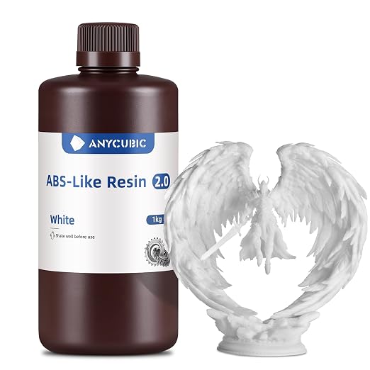ANYCUBIC 2nd Gen Resin Technology ABS-Like Resin 2.0, 3D Printer Resin by ANYCUBIC