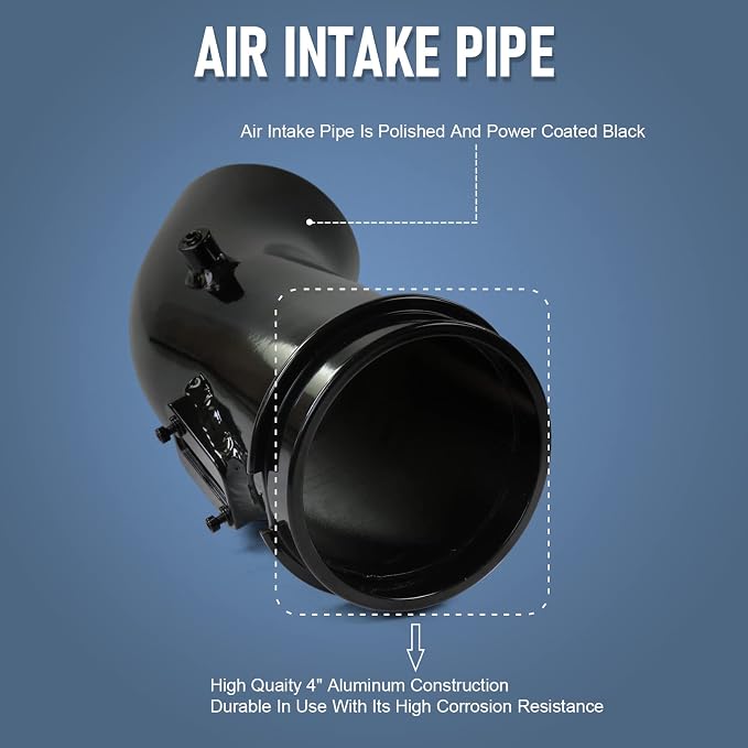 4" Cold Air Intake Pipe Kit - Image 2
