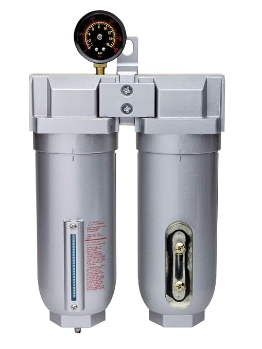 Rockwood 1/2 in. Npt 2 Stage Air Drying System Particulate Air Filter by EastwoodCo