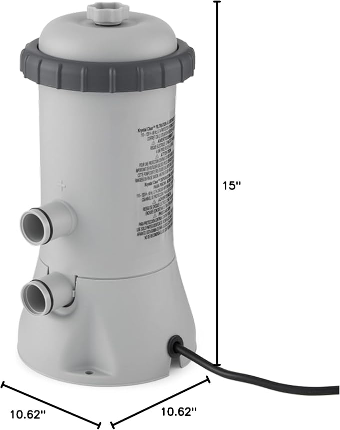 INTEX C1000 Krystal Clear Cartridge Filter Pump - Image 10