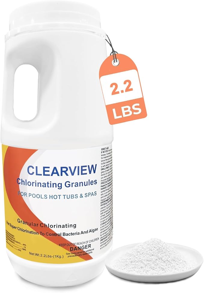 ClearView Chlorine Granules 2.2 Lbs by Unknown