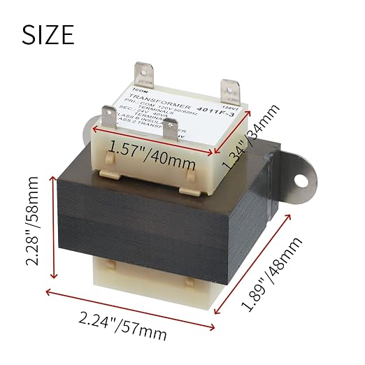 24V 40VA Transformer 24V Plug in 4011F-3 Air Conditioning Control Transformer - Image 2