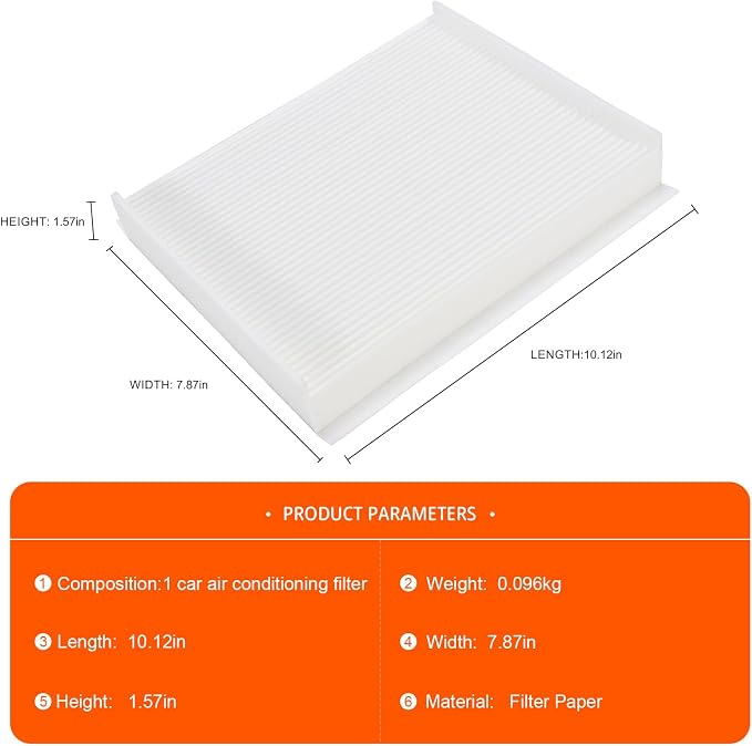Cabin air filter Suitable for Ford Expedition 2018-2025 F150 2015-2023 F250 - Image 6
