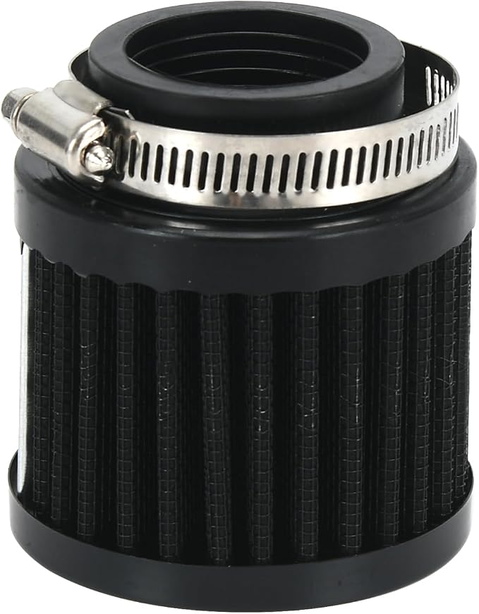 PTNHZ Universal Black Neck 1.5" 38mm Car High Flow Cold Air Intake Air Filter by PTNHZ+RACING
