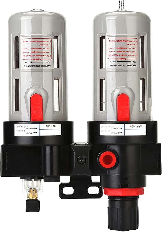 PT1/2 Compressor Filter Kit High Efficiency Air Pressure Regulator - Image 5
