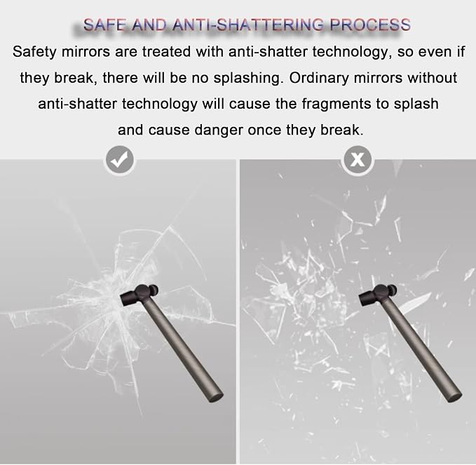 Bathroom Mirror with LED Lights，Smart Illuminated LED Bathroom - Image 5