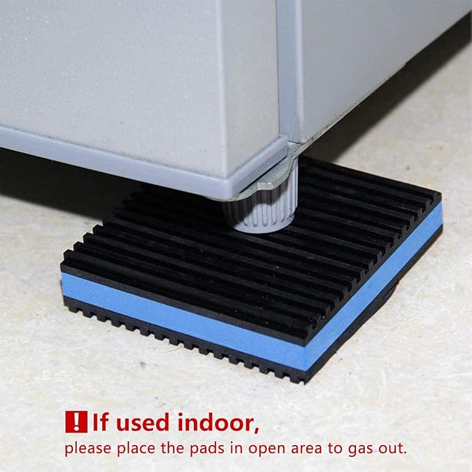 LBG Products Rubber Anti-Vibration Isolator Pads, Heavy Duty Blue EVA Pad - Image 6