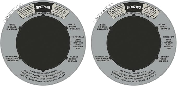 2 PCS SPX0710G Label Sticker Replacement by ArrogantFAccessories