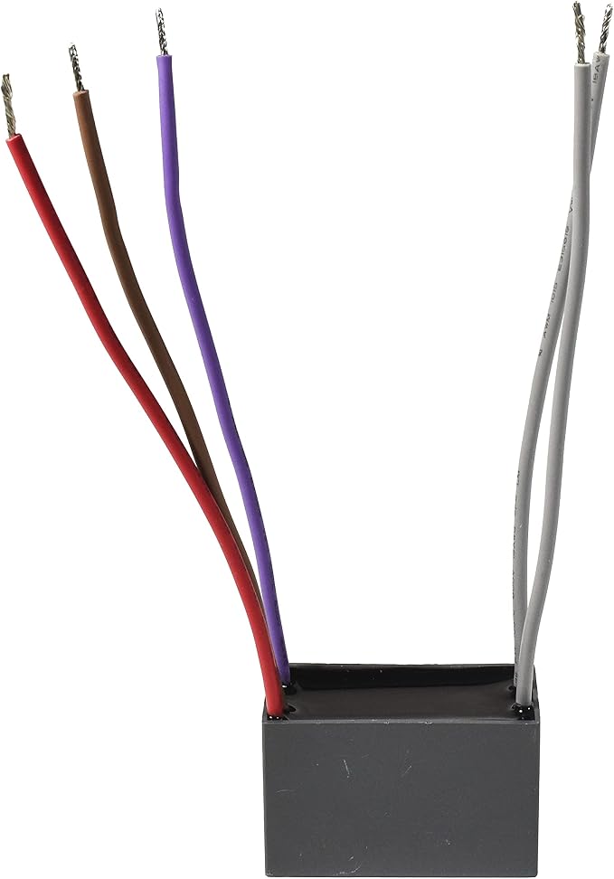 HQRP Capacitor Compatible with Hampton Bay Ceiling Fan 4uf+5uf+6uf 5-Wire CBB61 - Image 7