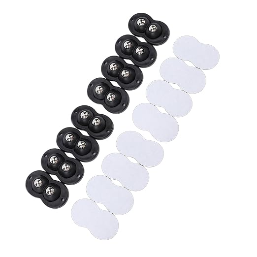 Asixxsix Caster Wheels, 30KG Load Capacity 360° Appliance Rollers Furniture by Asixxsix