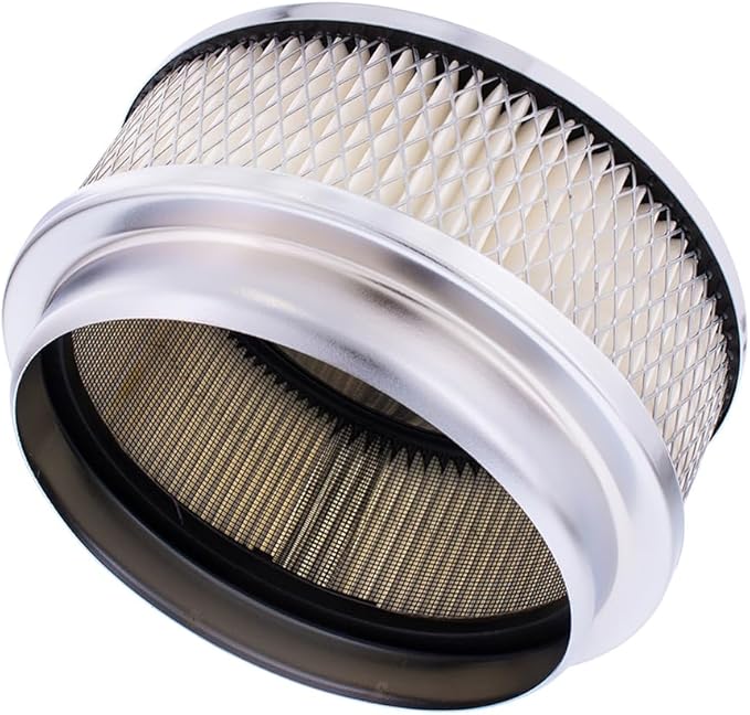 United Pacific S1106 Chrome 6 ⅜ inch Air Cleaner Assembly, Low Profile - Image 4
